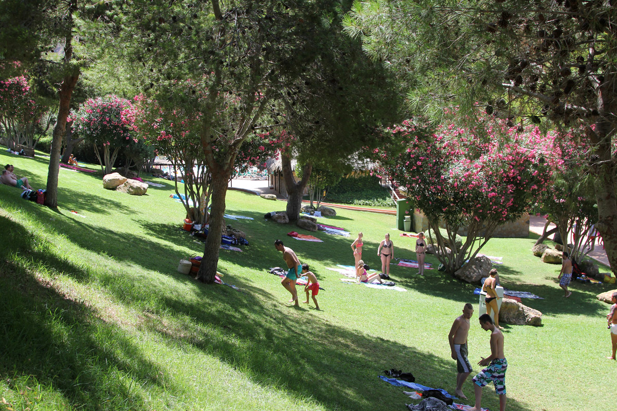 Zonas verdes Aqualandia