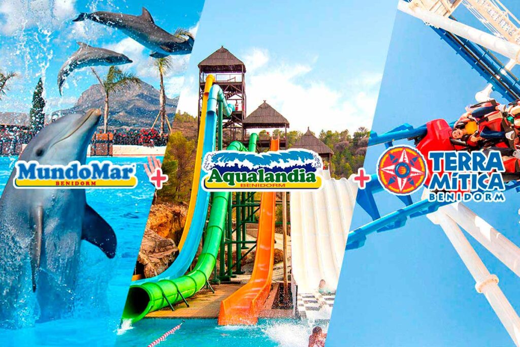 Aqualandia, Terra Mítica y MundoMar, la mejor oferta para conseguir el triplete
