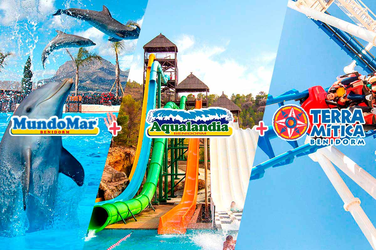 Aqualandia, Terra Mítica y MundoMar, la mejor oferta para conseguir el triplete
